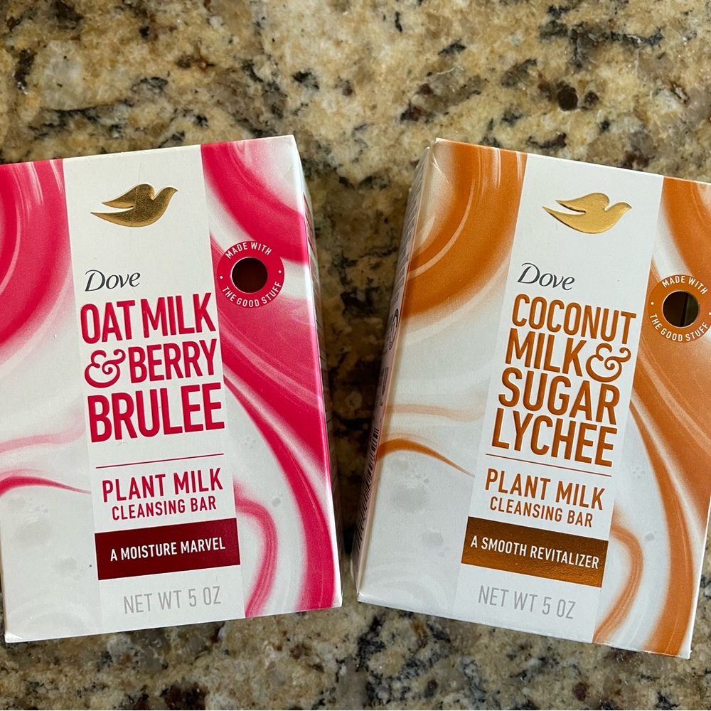 Dove Oat Milk & Berry Brulee and Coconut Milk & Sugar Lychee Bundle